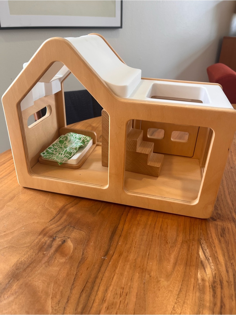 Love Every Lot with Wooden Playhouses and Car - Picture 2 of 3